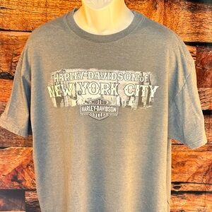 Harley-Davidson Charcoal Gray NYC Men's Tee